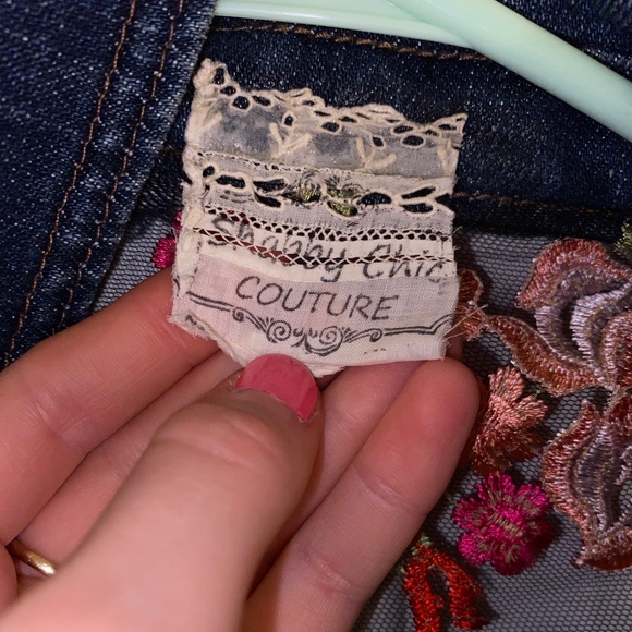 Floral Jean Jacket - Picture 4 of 4
